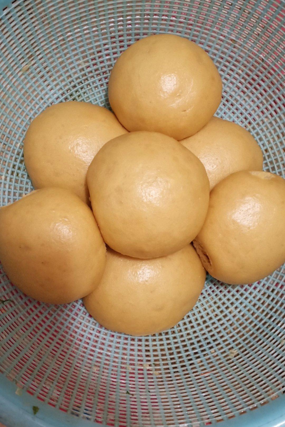有着面包口感的红糖馒头（一次发酵）