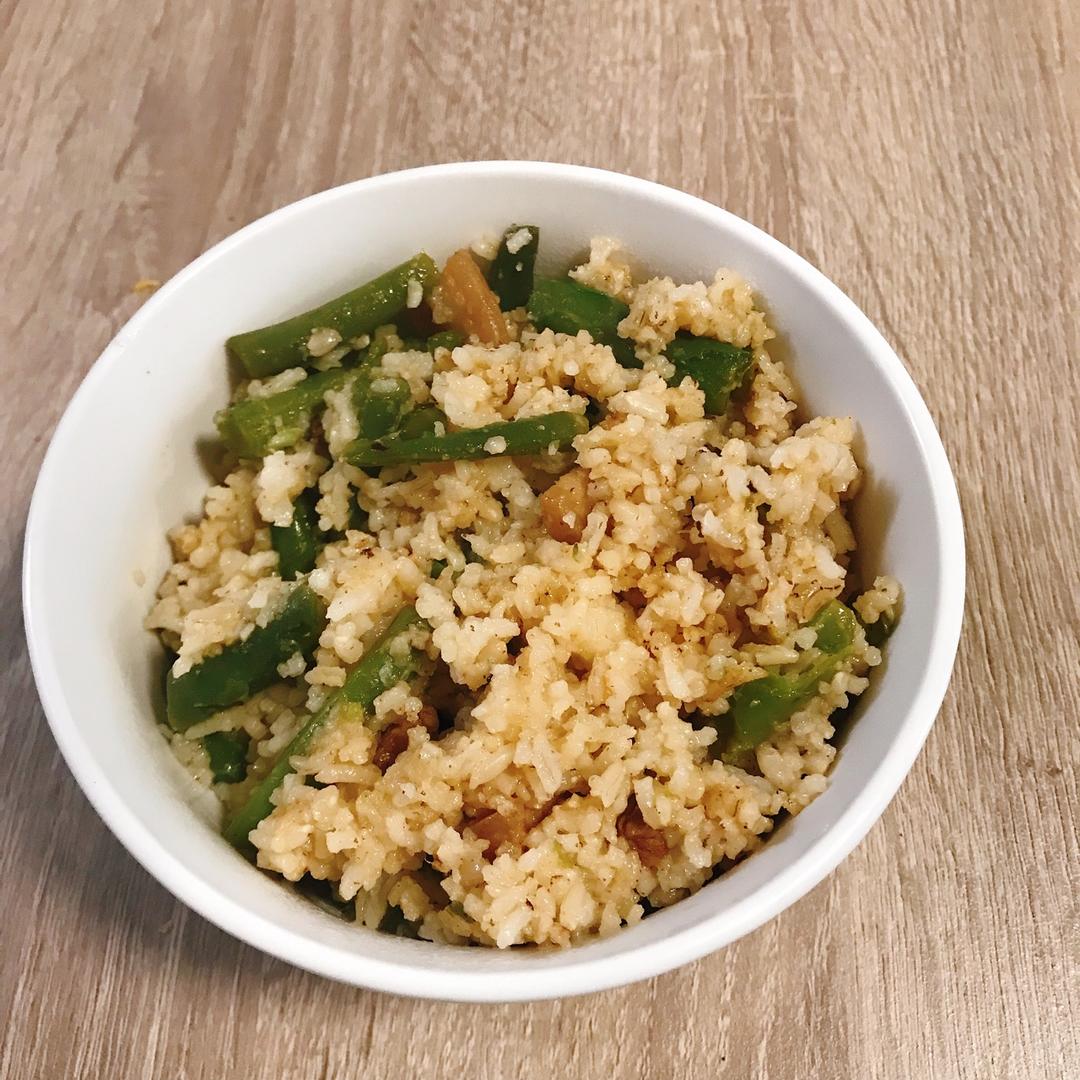 四季豆油饭