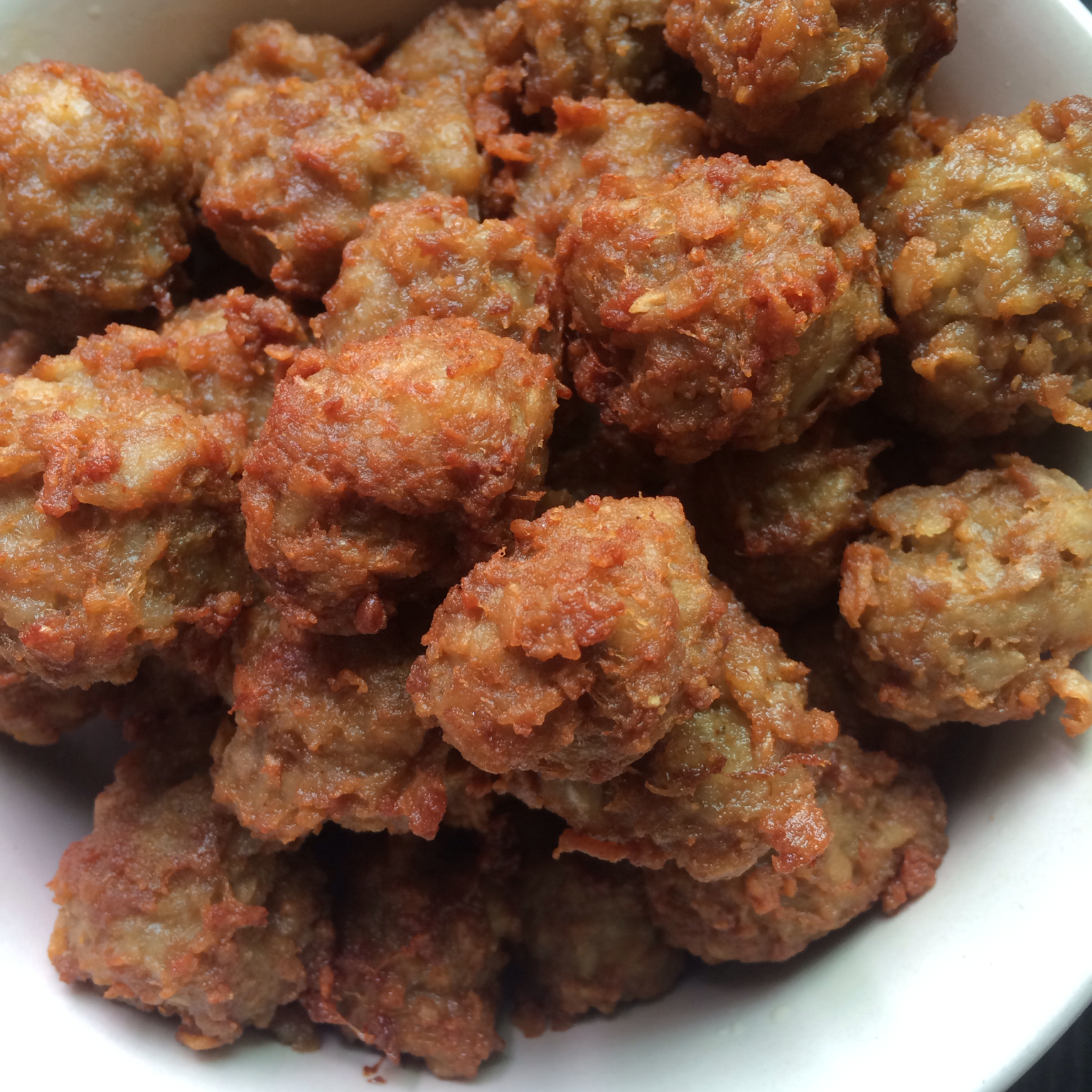 炸莲藕猪肉丸子-年味