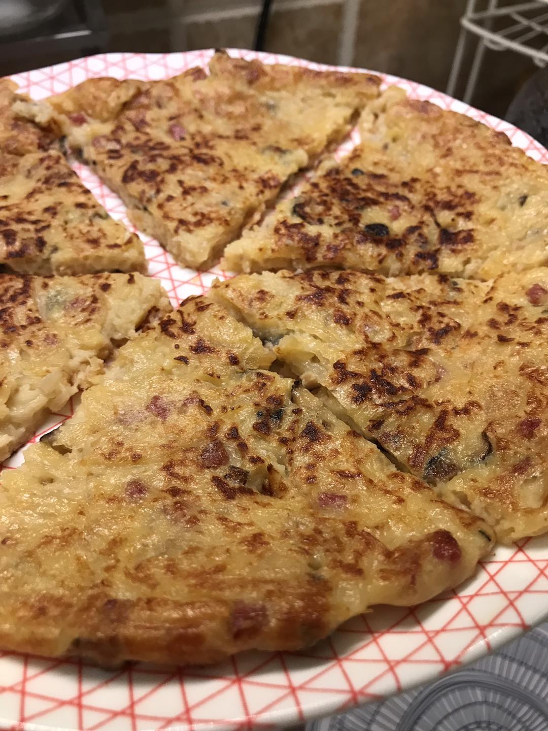 萝卜丝煎饼的做法