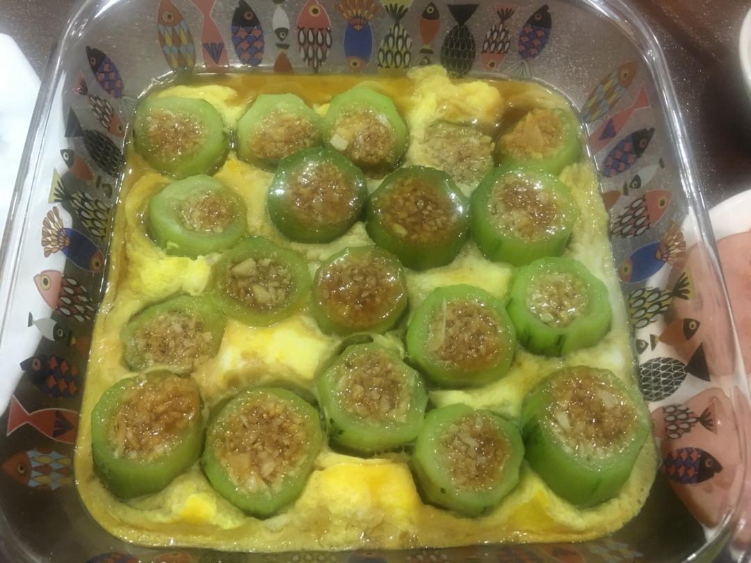 吃出肉味的清蒸蒜蓉丝瓜