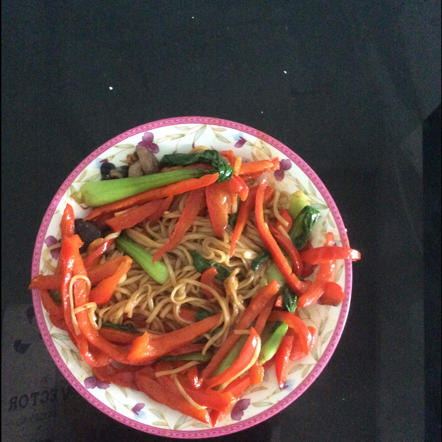 蚝油茄汁素炒面