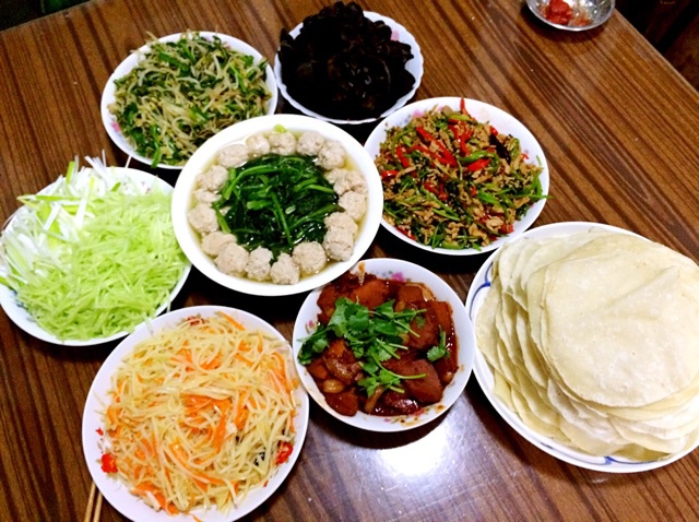 9点03分做的春饼