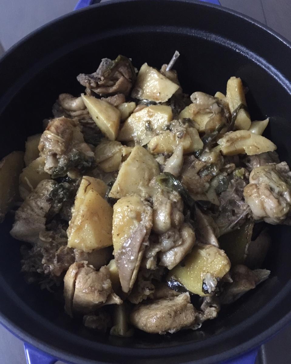 黄油春笋鸡