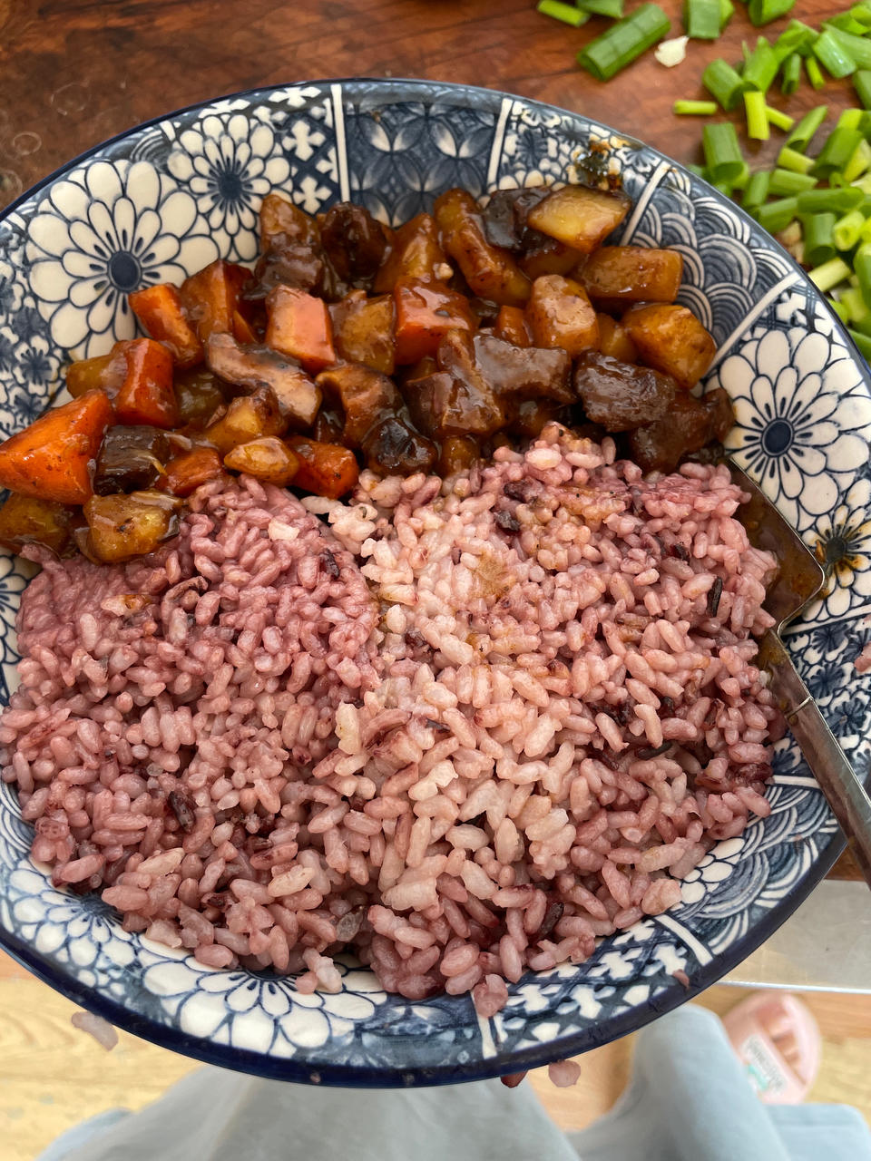 ㊙️香菇土豆肉沫拌饭❗️比外卖还好吃