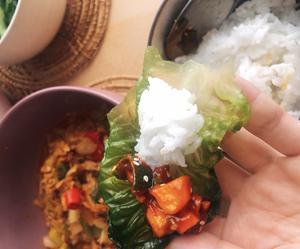 【韩式包饭】辣炖金枪鱼配苹果拌饭酱Chamchi-jjigae Ssambap& Apple Ssamjang的做法 步骤12