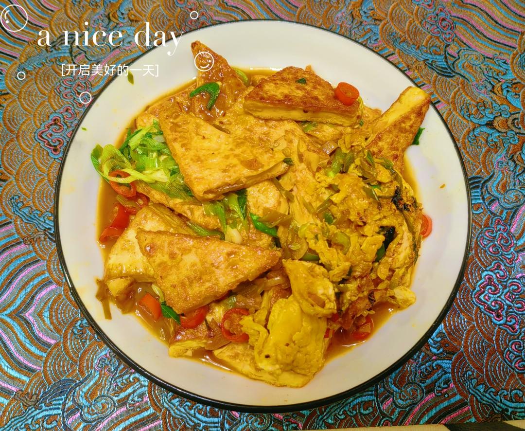 焖煎豆腐