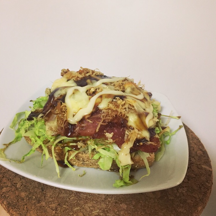 花的懒人料理之大阪烧风味面包