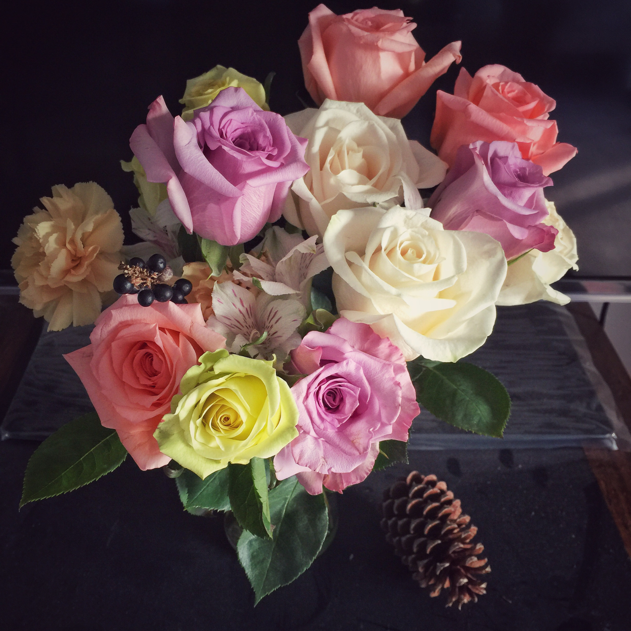 花束盆栽蛋糕（情人节最爱）