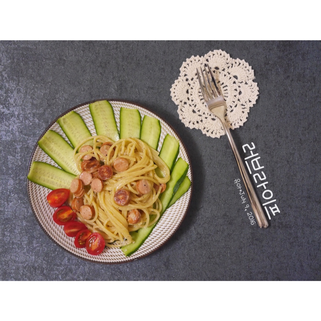 超简单的奶汁培根意面Carbonara