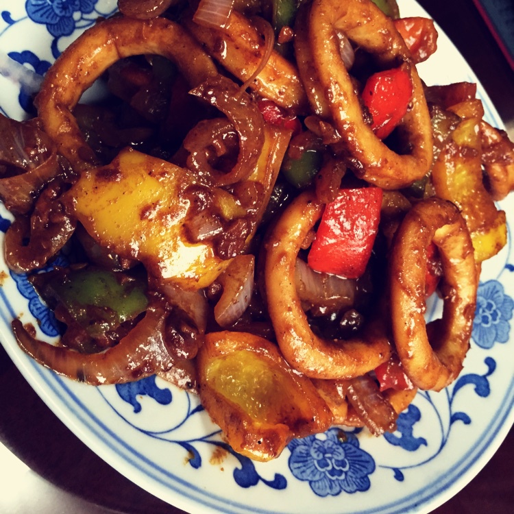 酱爆鱿鱼圈