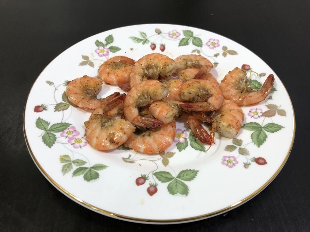 蒜香黄油虾『蒜香虾仁』炒虾仁  生酮