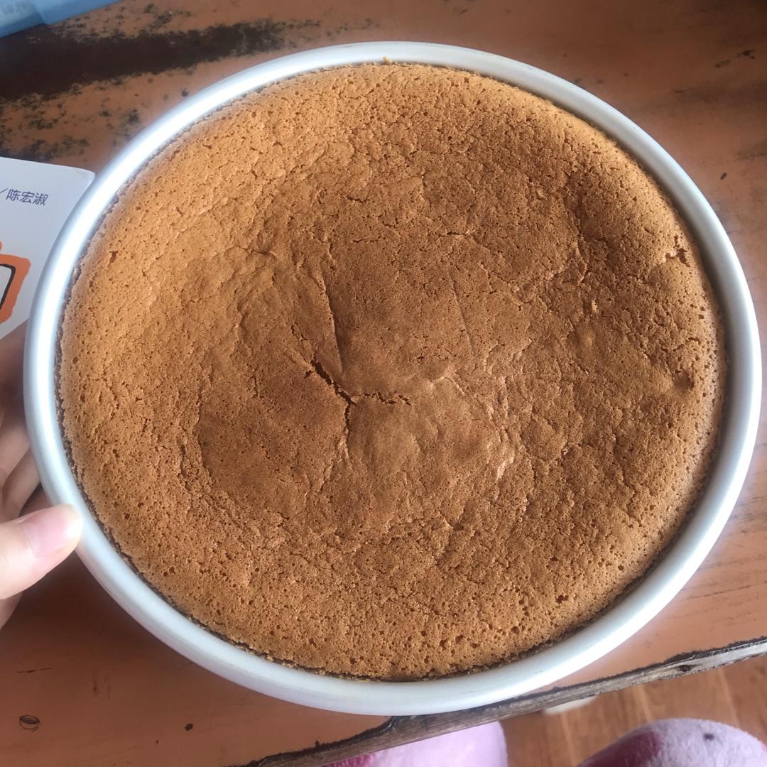 八寸戚风蛋糕（生日蛋糕坯）附六寸配单