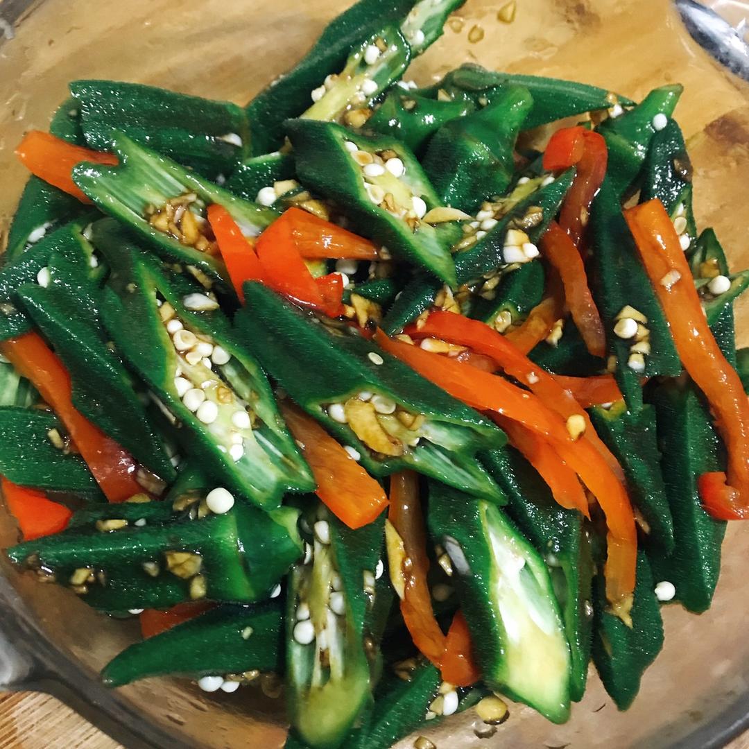 凉拌秋葵