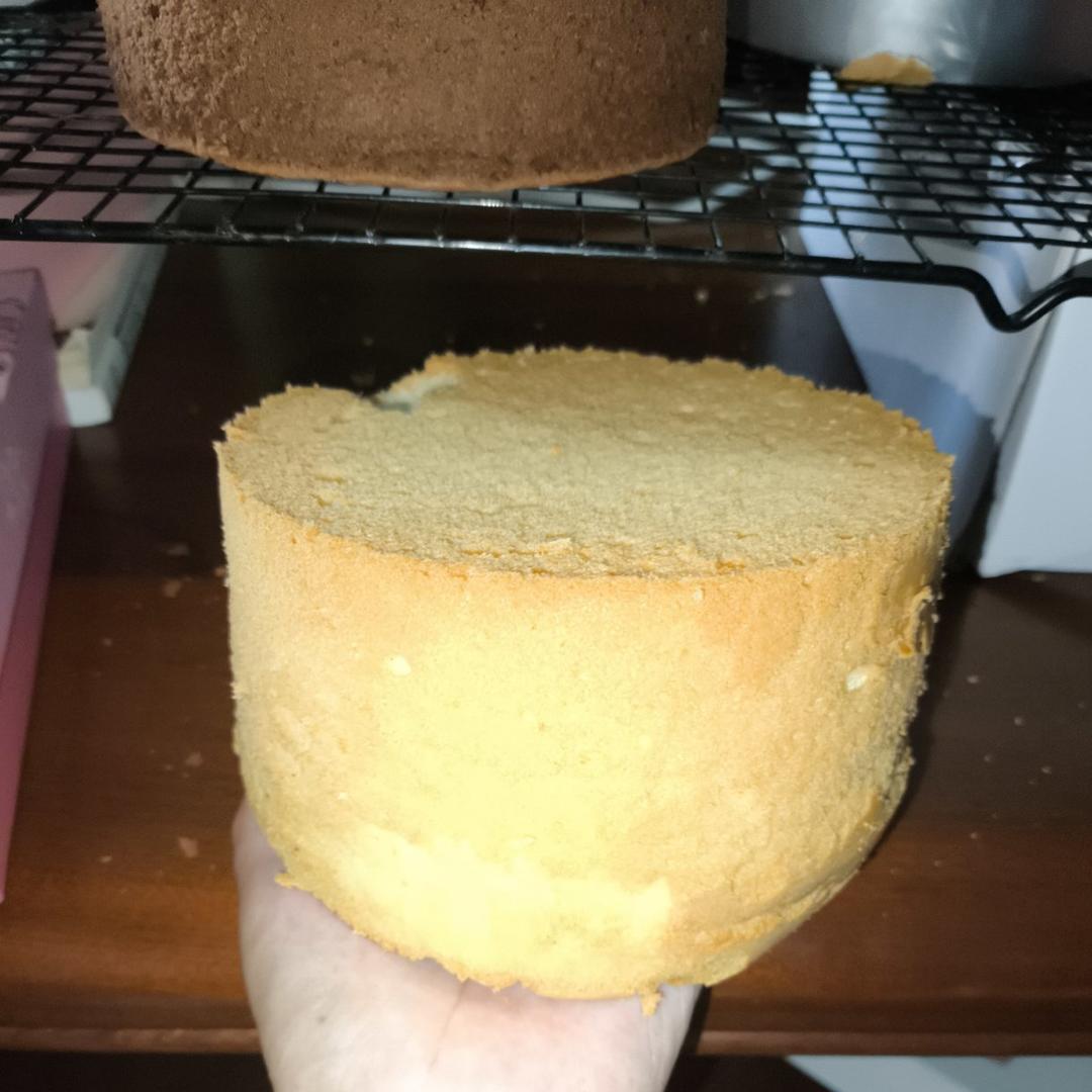 超柔软6寸戚风蛋糕(附8寸配方)零失败 超详细‼️含操作视频