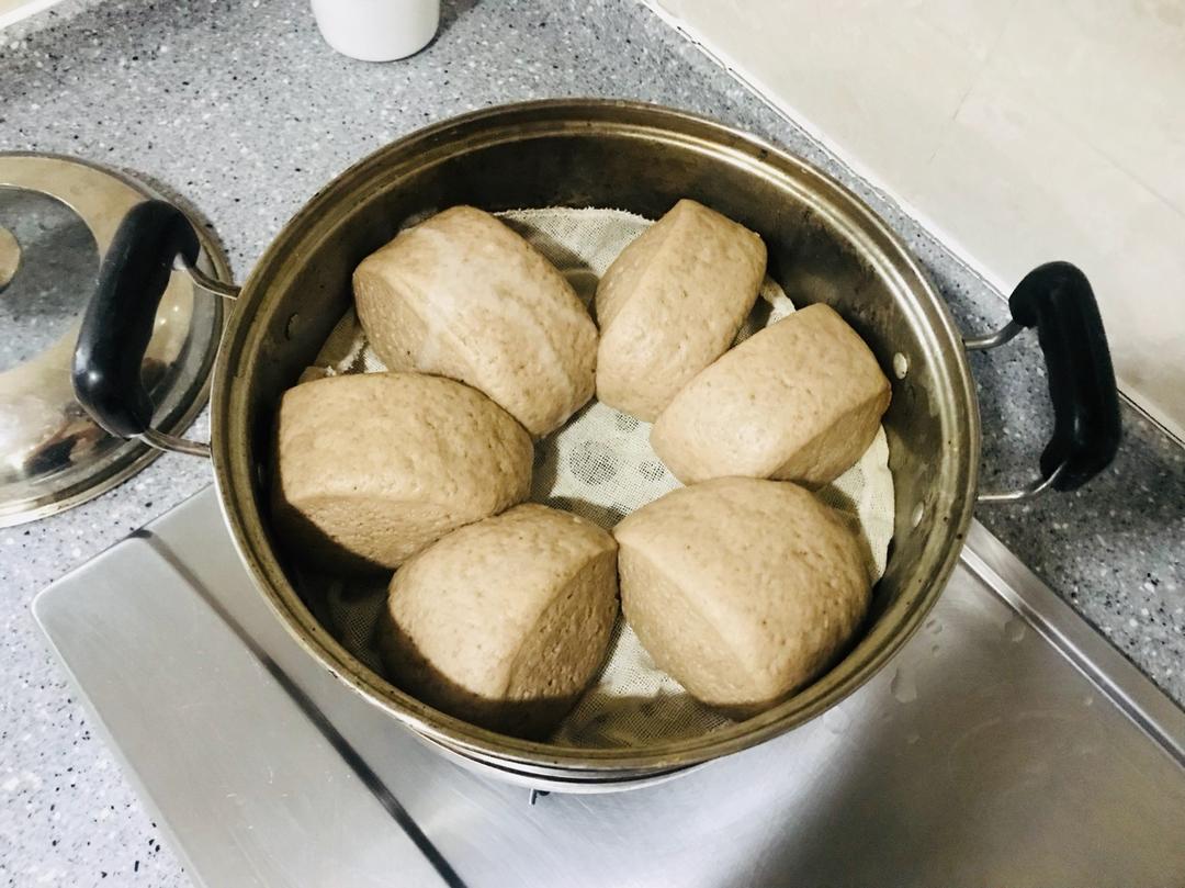 无糖荞麦馒头