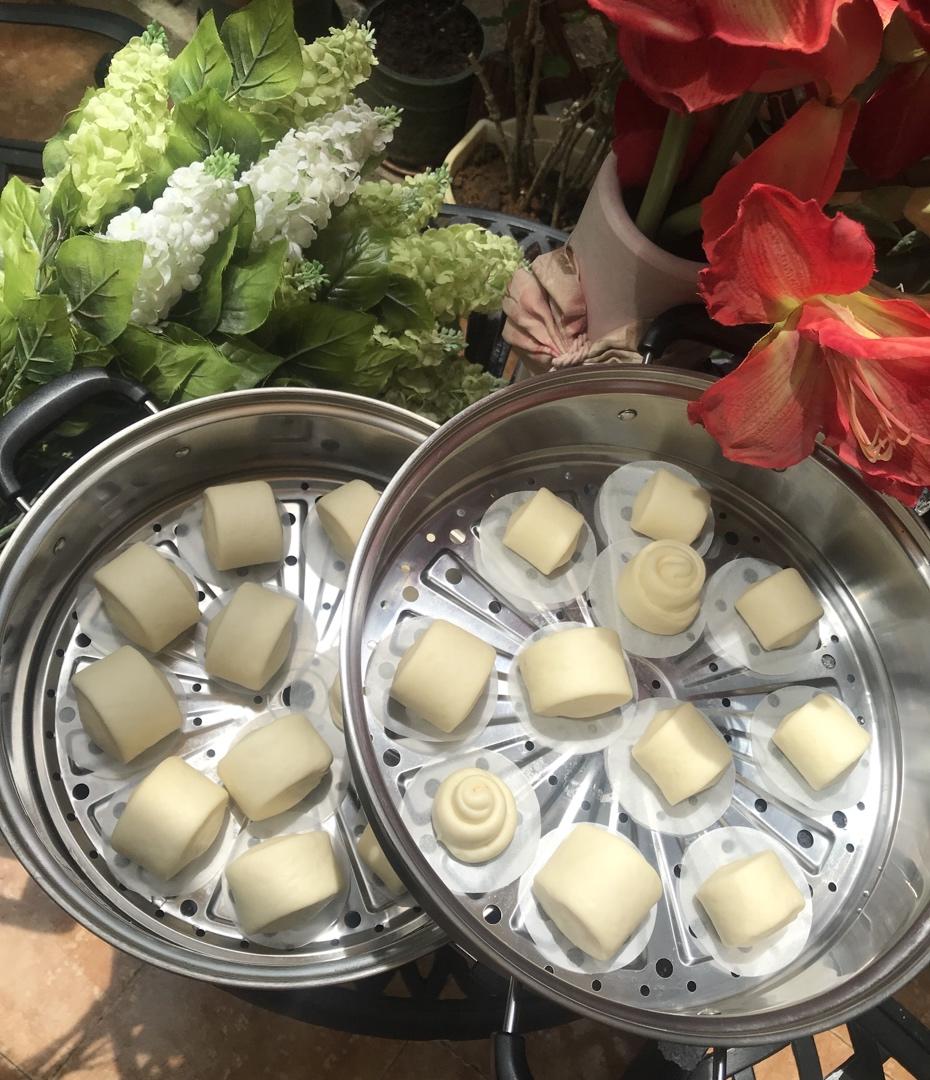 告别坑坑洼洼馒头 做牛奶肌般牛奶馒头 一次发酵馒头