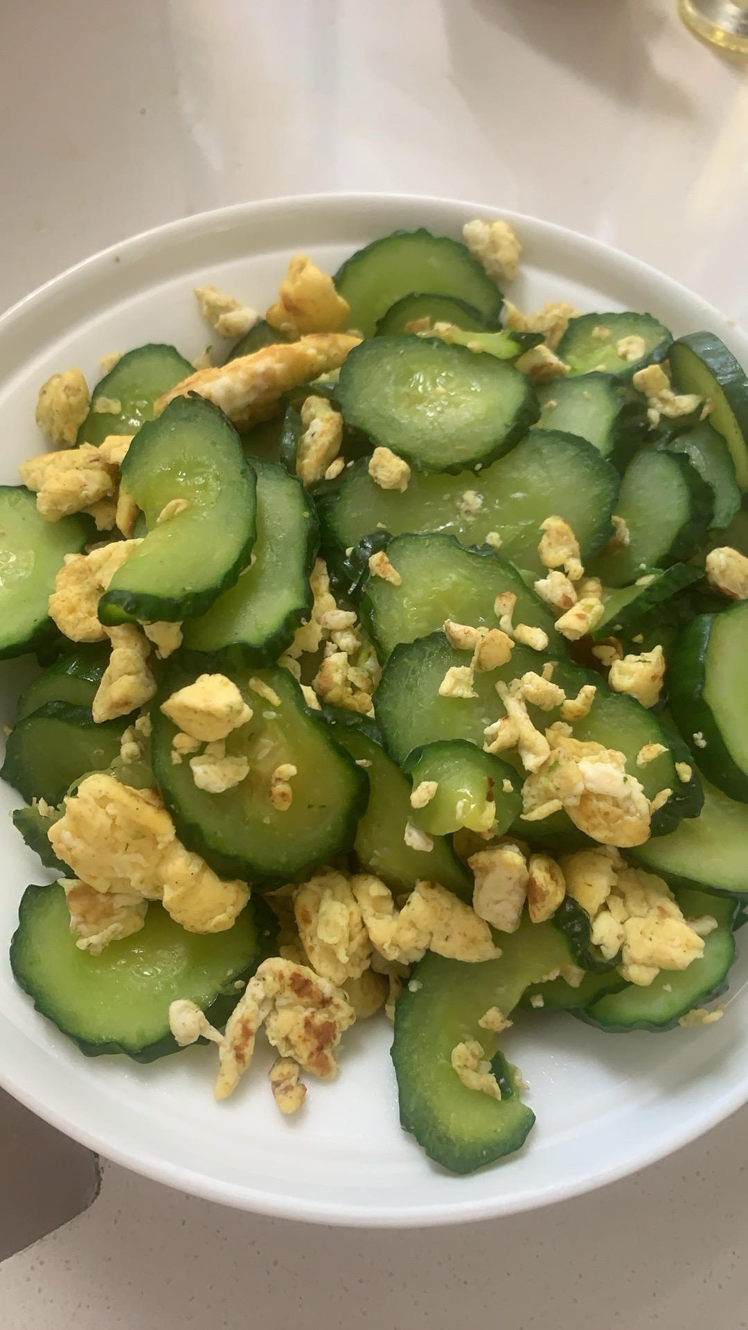 黄瓜炒鸡蛋 （青瓜炒鸡蛋）