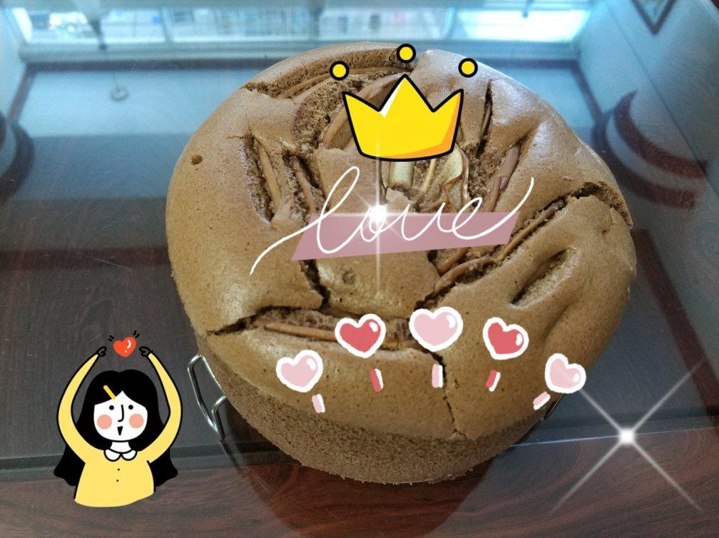 巧克力玫瑰蛋糕🉑️太好吃啦‼️