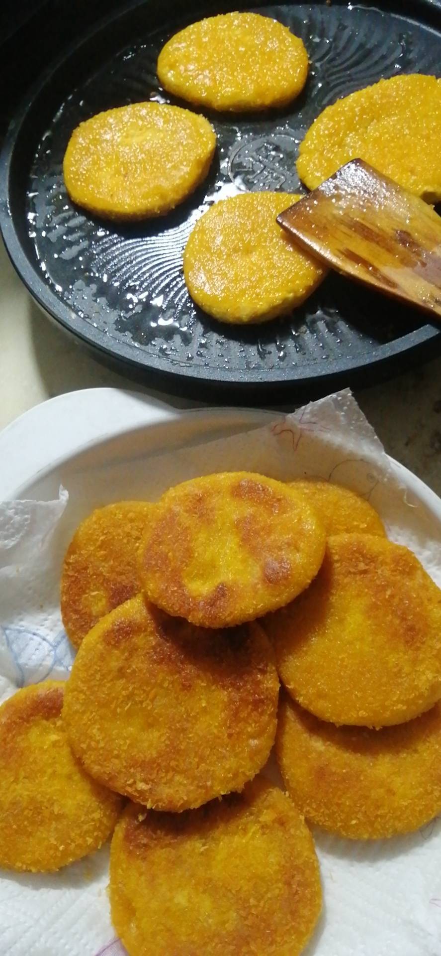芝麻南瓜饼