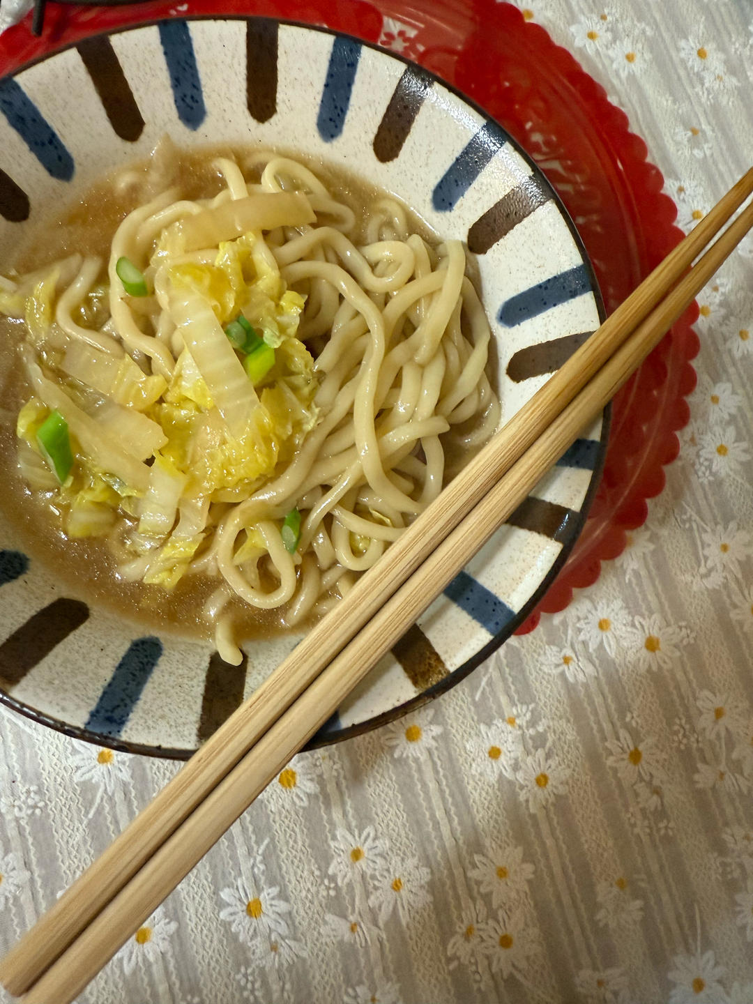 白菜炝锅面·老饭骨版
