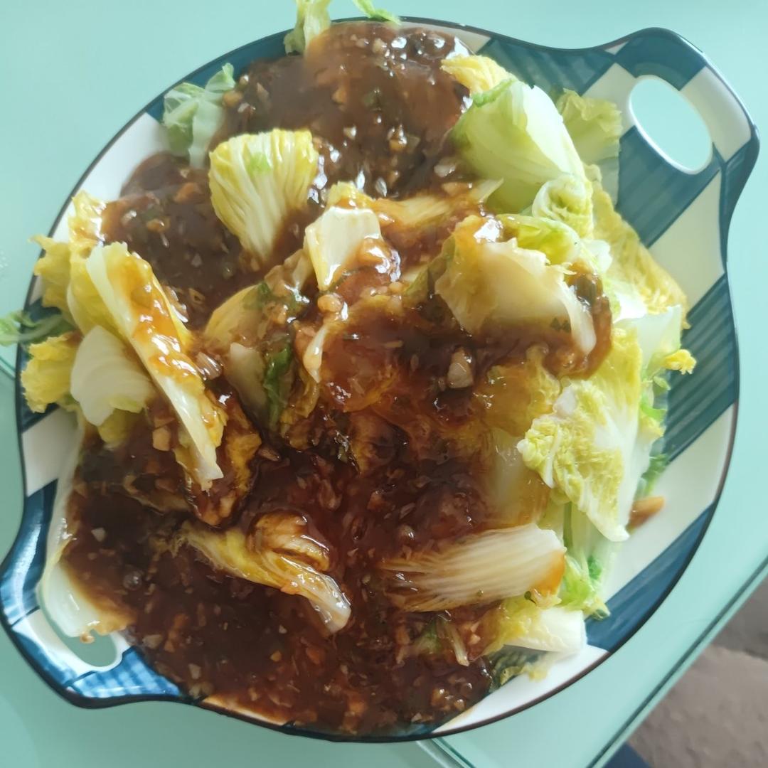 5分钟蒜蓉蚝油娃娃菜‼️健康低脂不长胖