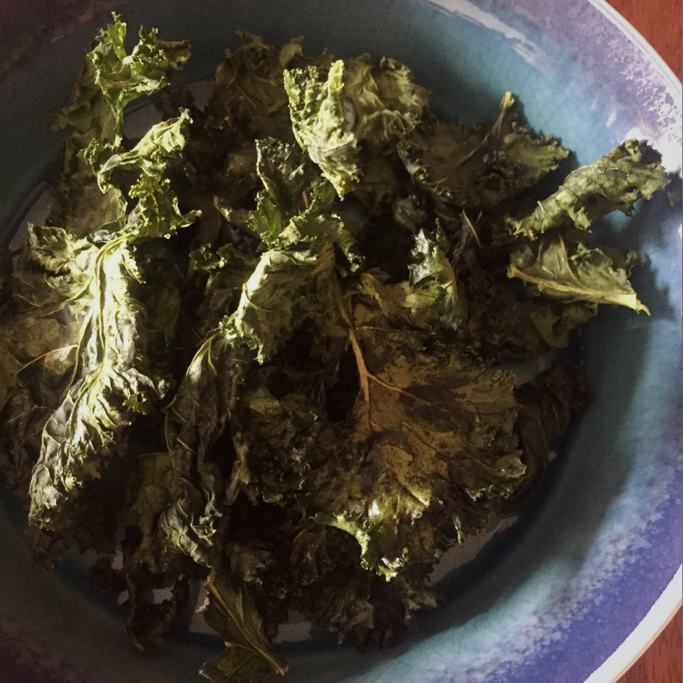 羽衣甘蓝“薯片”kale chips