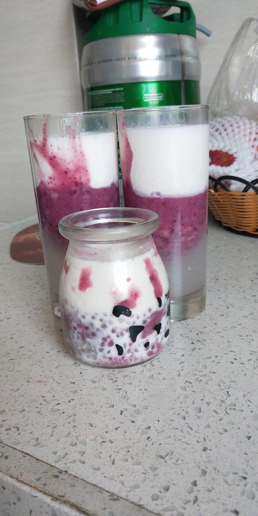 在家复刻coco鲜芋牛奶西米露，好喝好喝好好