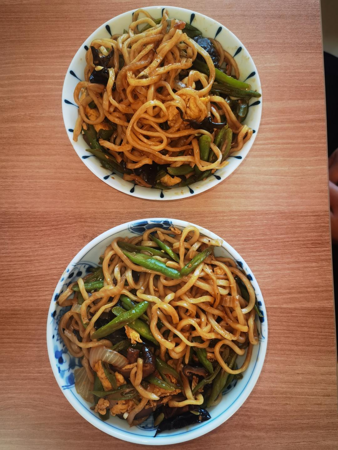 地道老北京扁豆焖面 豆角焖面 太好吃小心吃撑哦