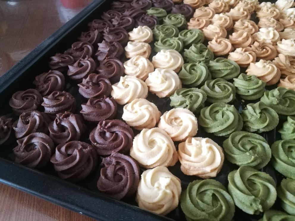 杏仁霜版抹茶曲奇