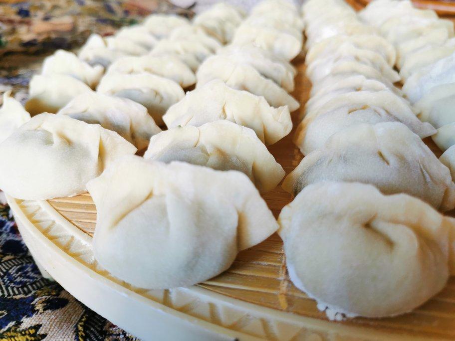 荠菜鲜肉饺子