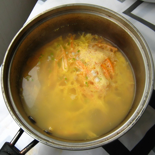 胡萝卜鸡蛋汤