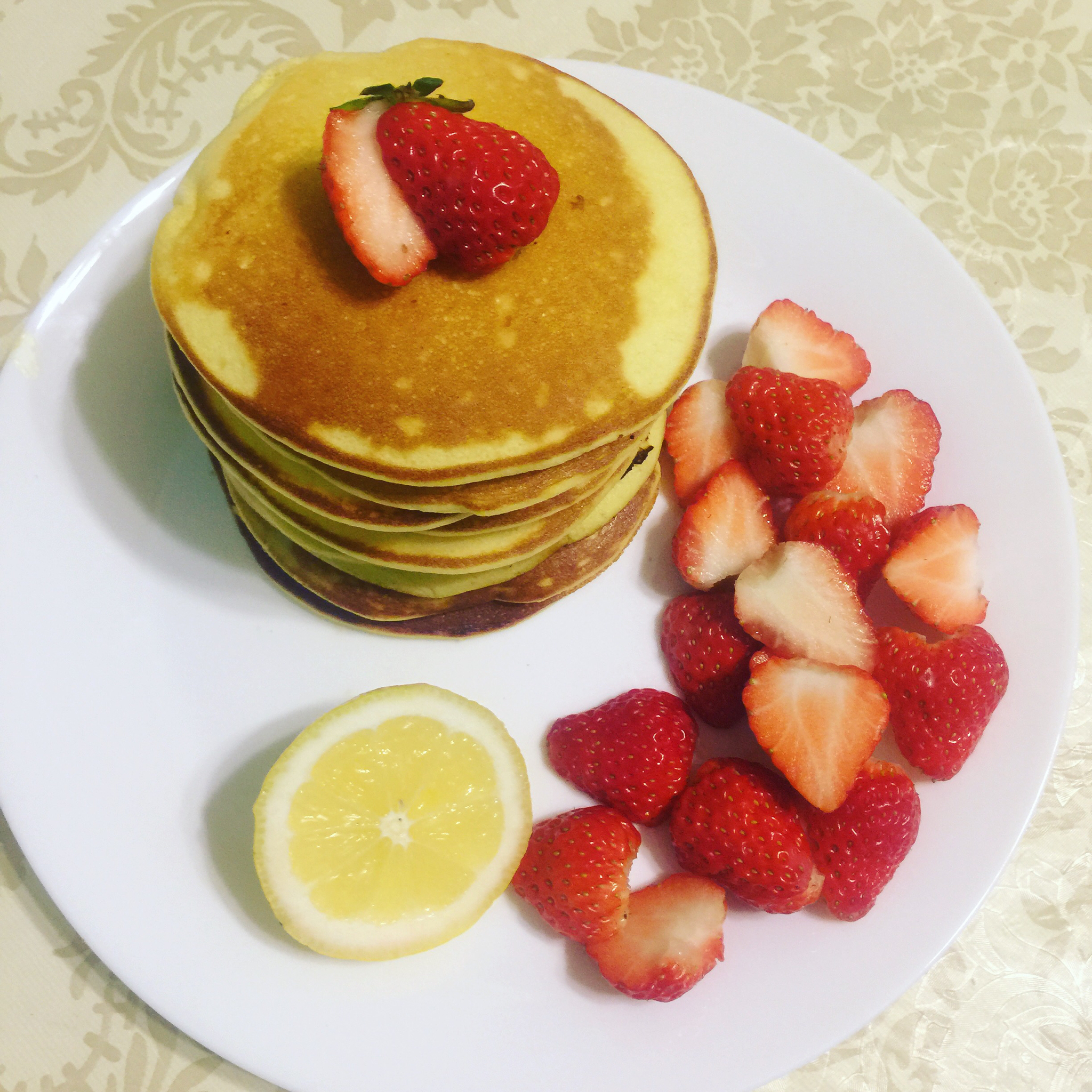 超级简单pancake【无黄油健康版】