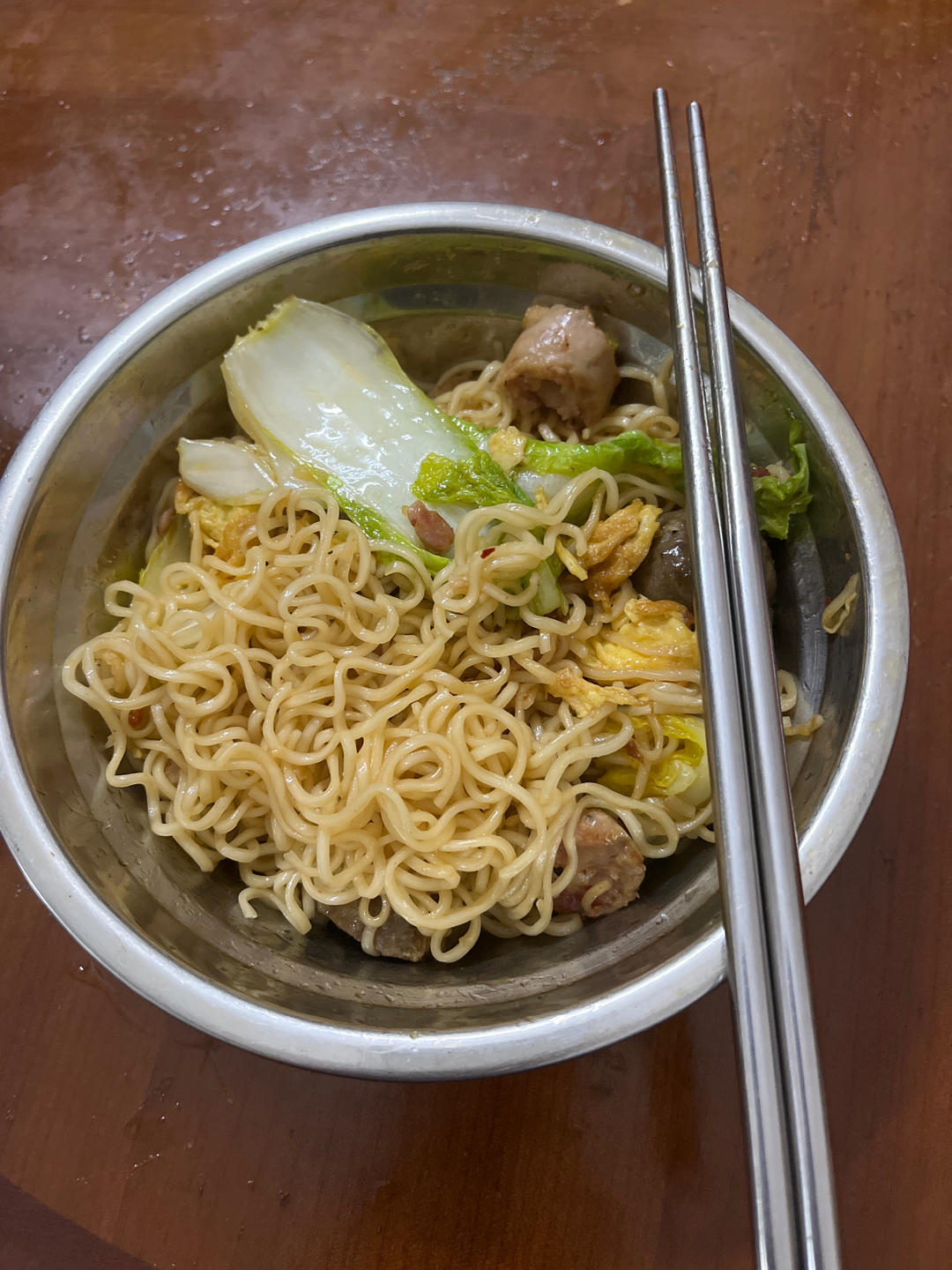 秒杀路边摊的炒方便面