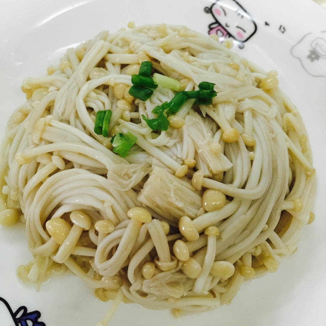 白灼金针菇