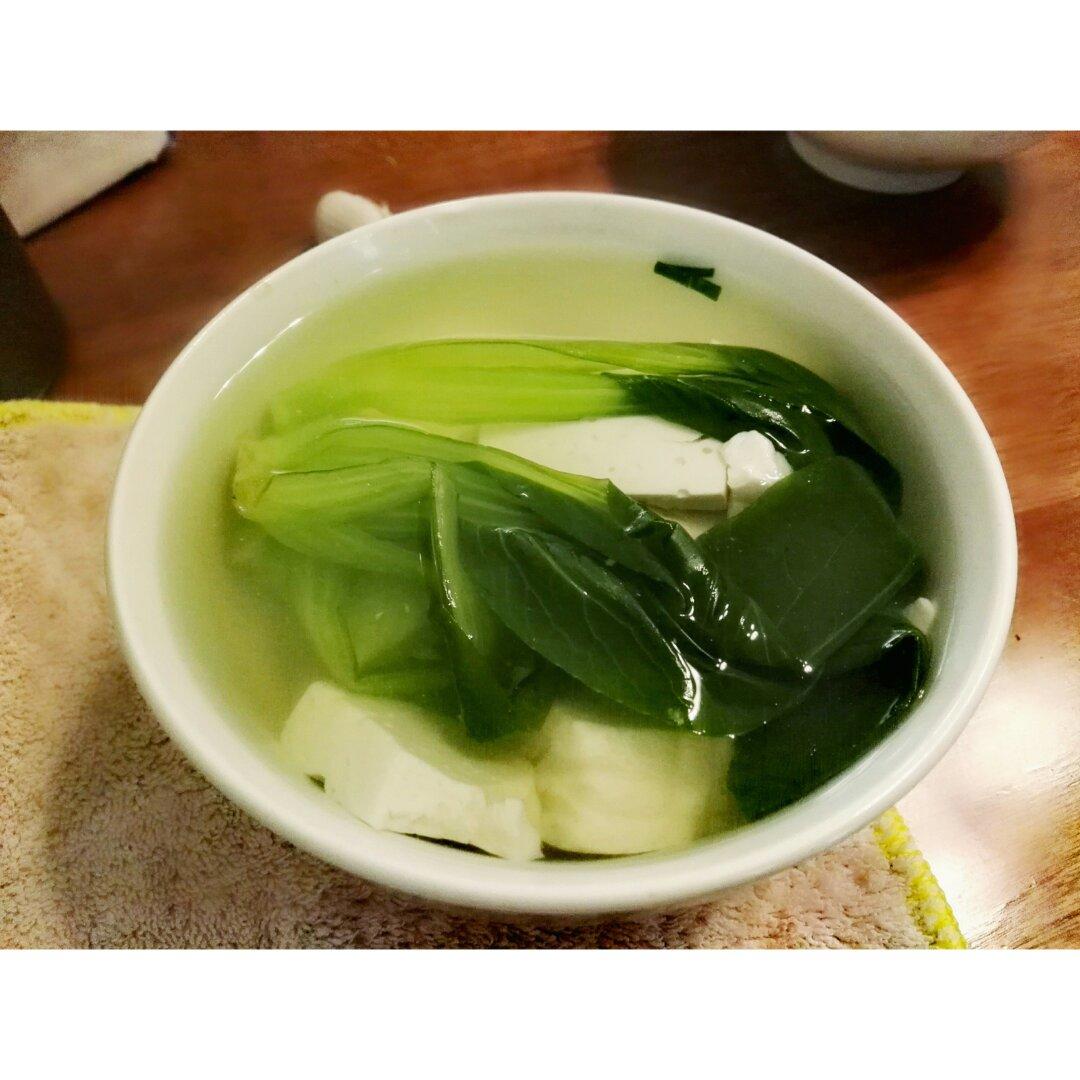 青菜豆腐汤