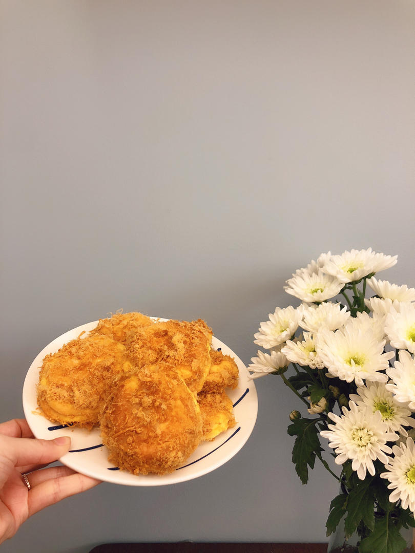 朋友都说比鲍师傅好吃的海苔肉松小贝