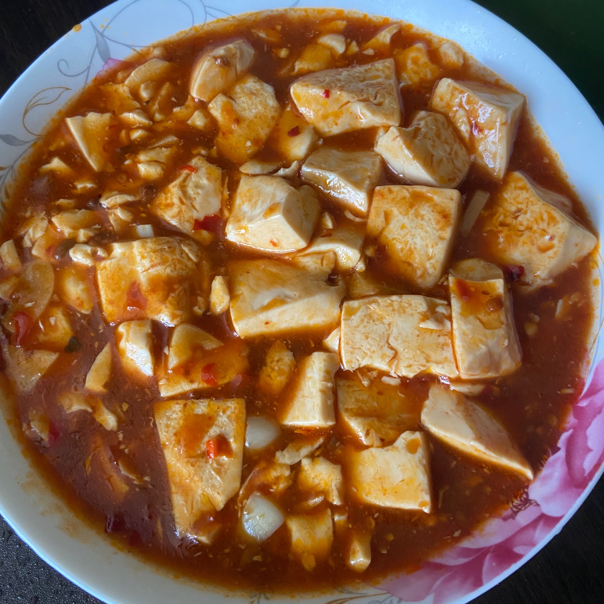 简版红烧豆腐（黄豆酱+豆瓣酱+糖）