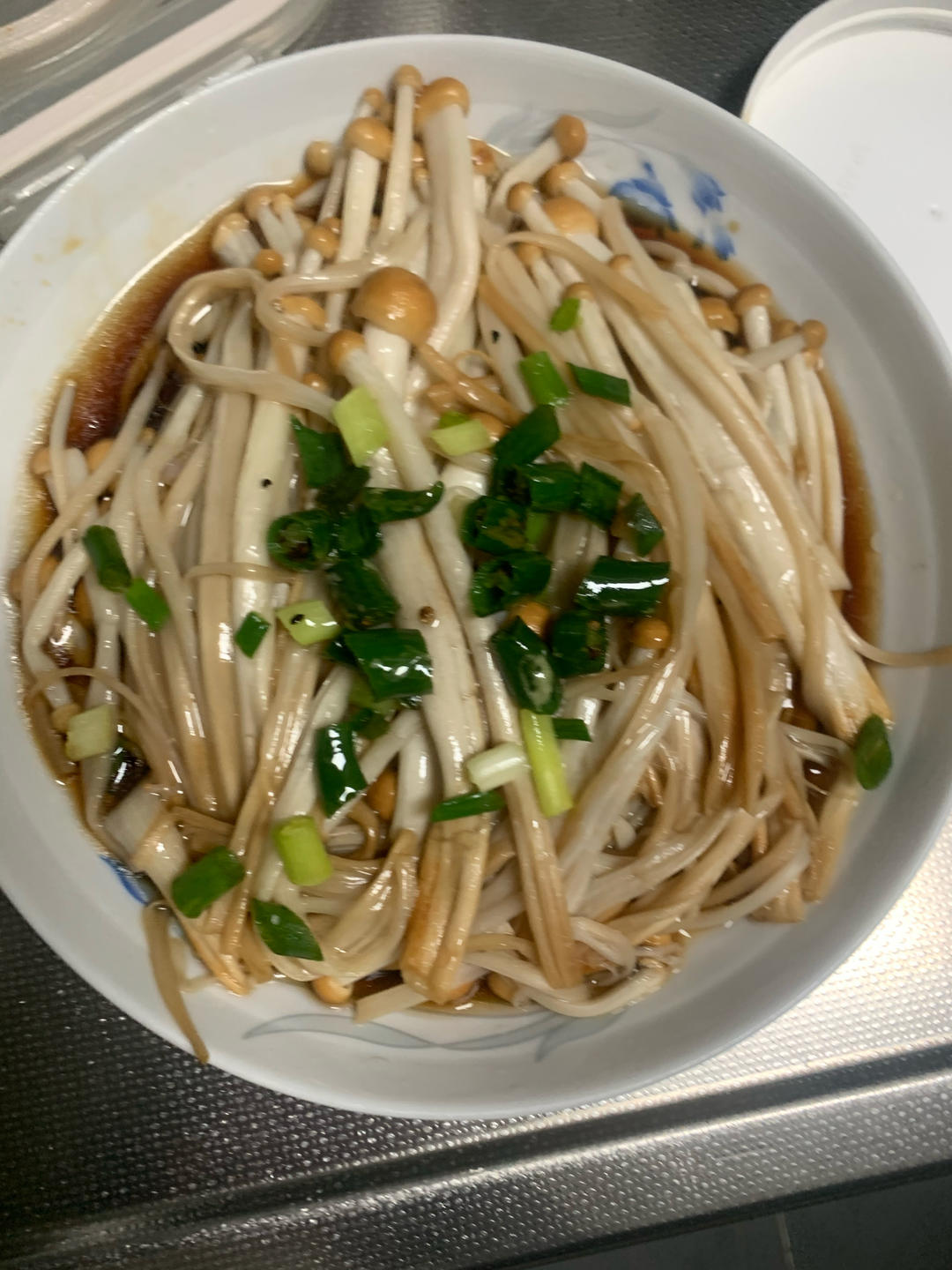 白灼金针菇