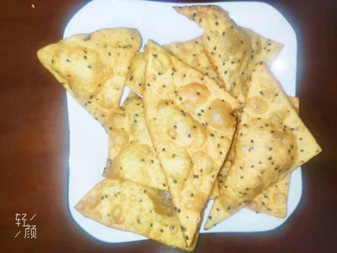 香脆椒盐～芝麻叶