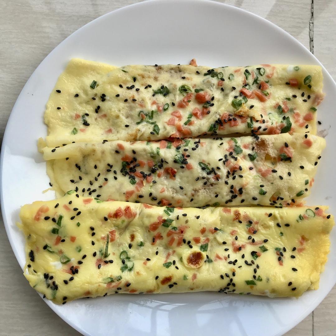 【牛奶鸡蛋早餐软饼】的做法