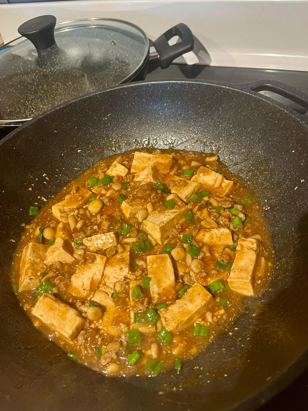 超级下饭的香菇肉沫豆腐