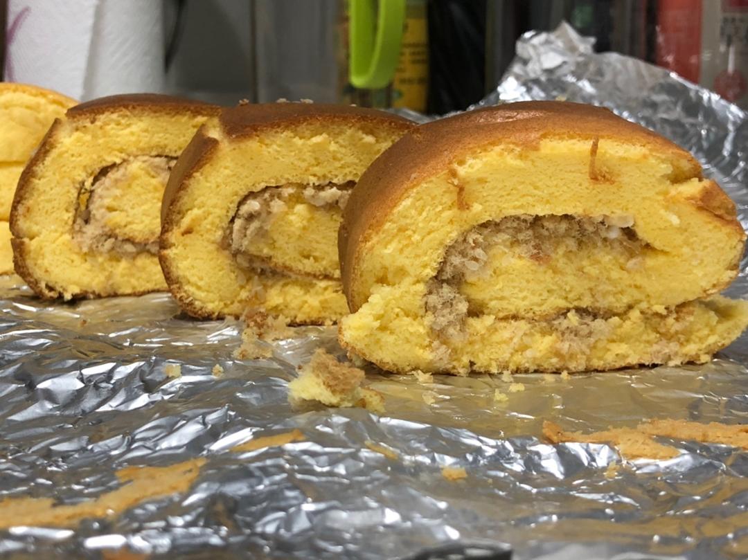 蛋糕卷，肉松蛋糕卷，网红贝贝肉松卷