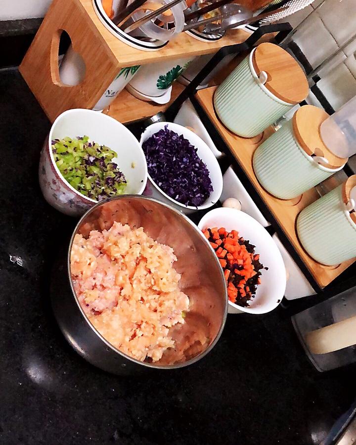 香菇胡萝卜鸡胸肉丸