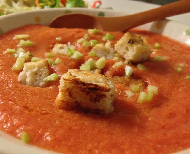 西班牙番茄冷汤（来自庄祖宜的食谱）的做法