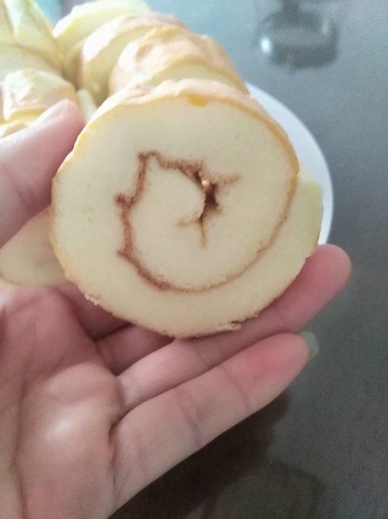 烫面缇子蛋糕卷