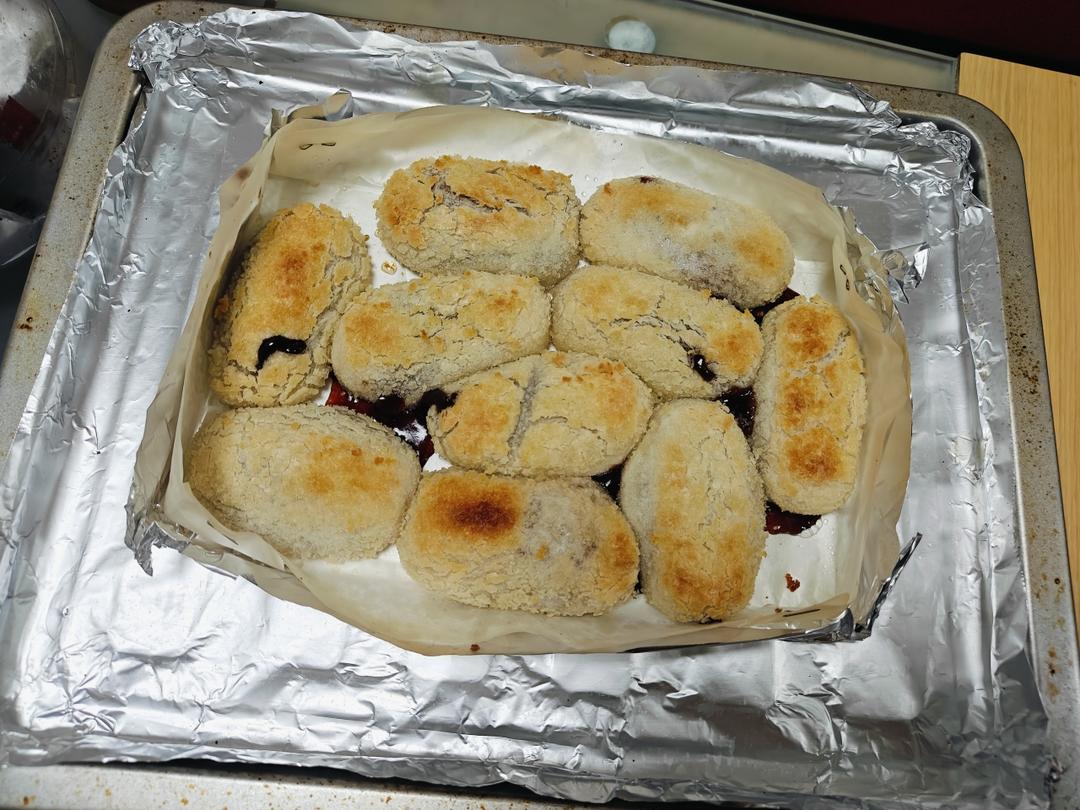 烤箱版冷冻红糖糍耙