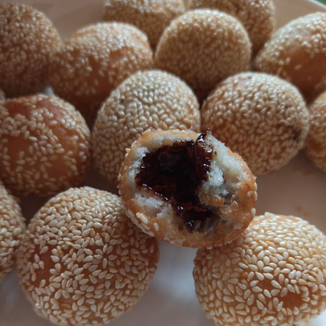 红豆馅麻团