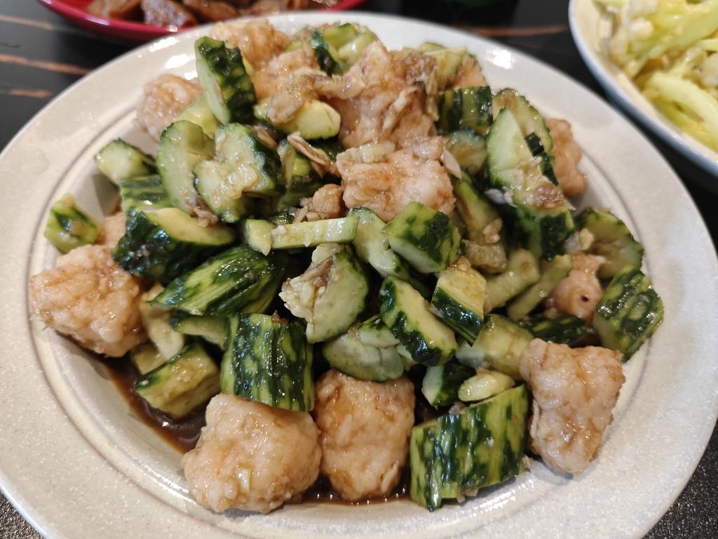 减脂餐l黄瓜凉拌虾滑🍤