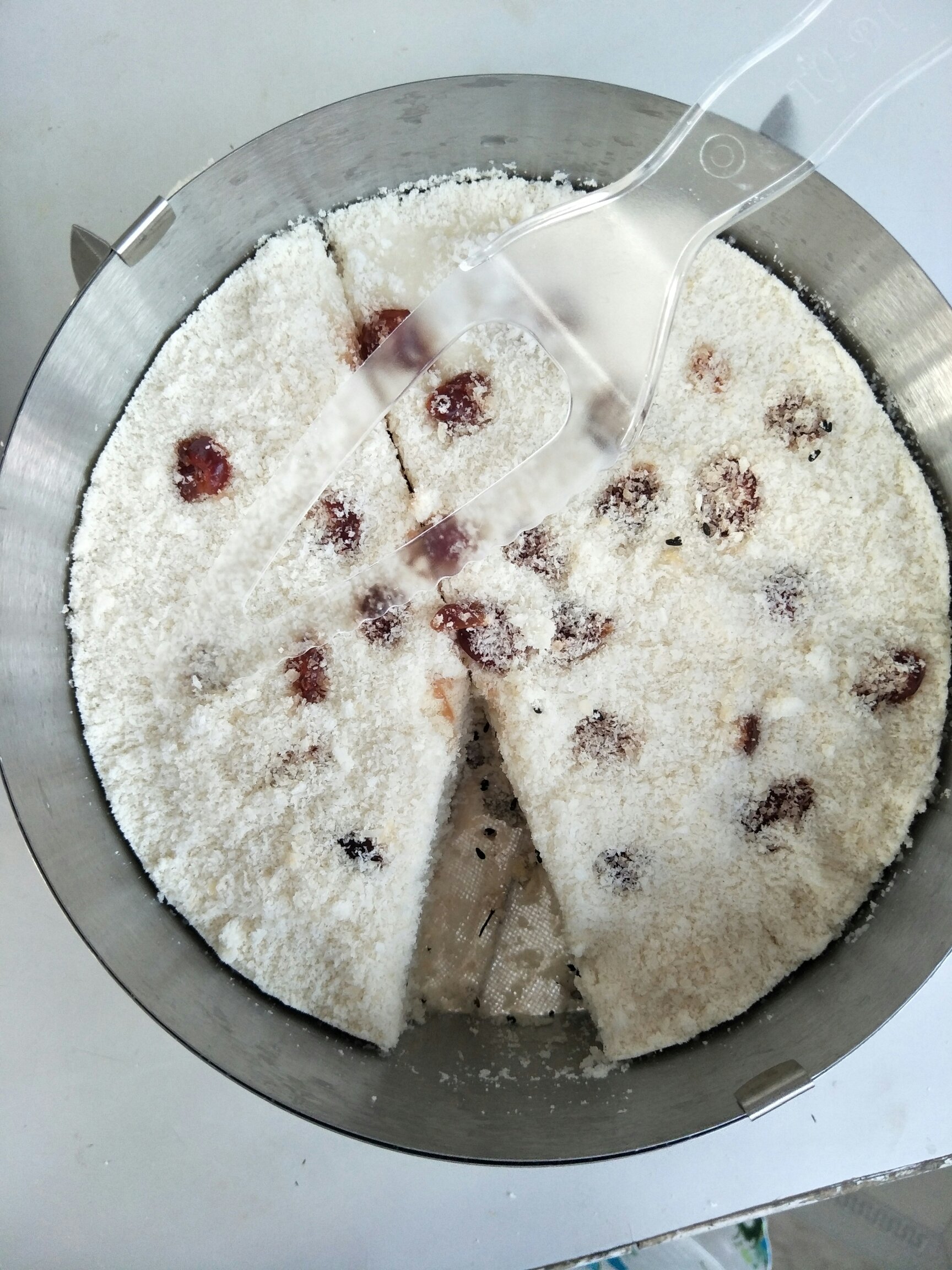 自制大米粉松糕